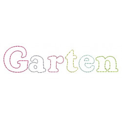 Stickdatei - Garten Appli